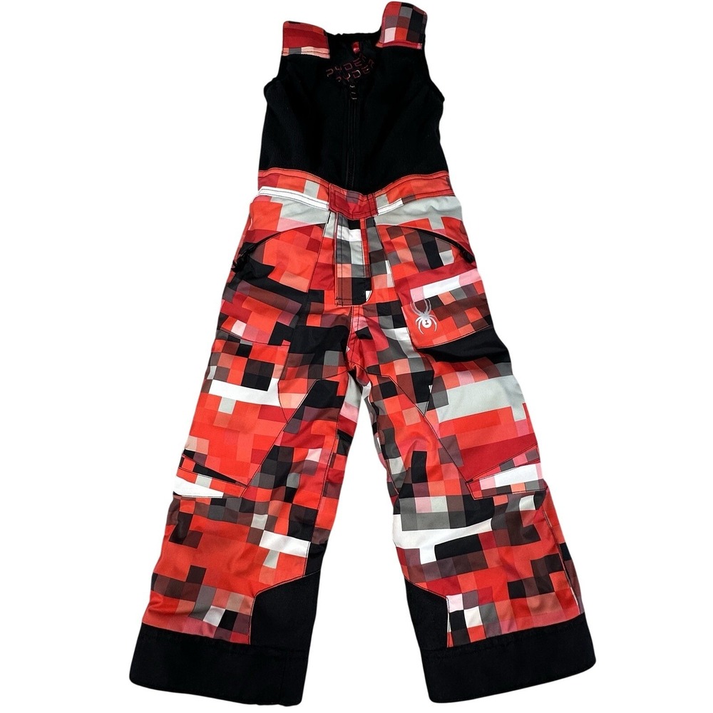 SPYDER Kids size 4 Boys MINI EXPEDITION Snow Ski Bibs Pants Insulated Waterproof